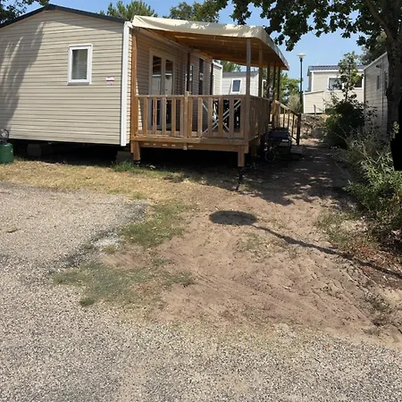 Chalet Mobil-home 2ch - Cap Ferret - Terrasse Couverte